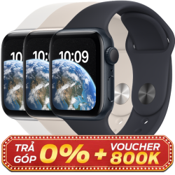 Apple Watch SE 2022 44mm GPS Aluminum Case with Sport Nhập khẩu