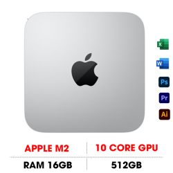 Mac mini M2 2023 (8-CPU/10-Core GPU /RAM 16GB /512GB SSD)