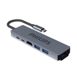 Hub Philips USB-C 6 In 1 SWV6116G/97