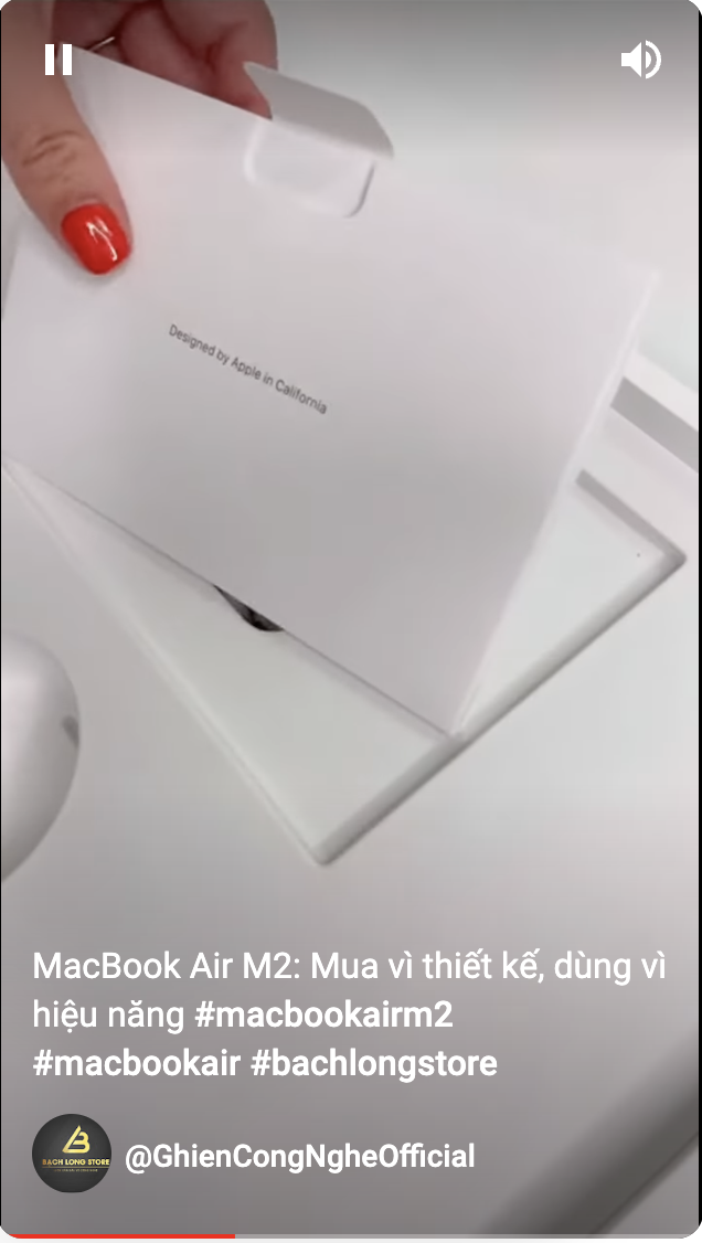 MacBook Air M2: Mua vì thiết kế, dùng vì hiệu năng